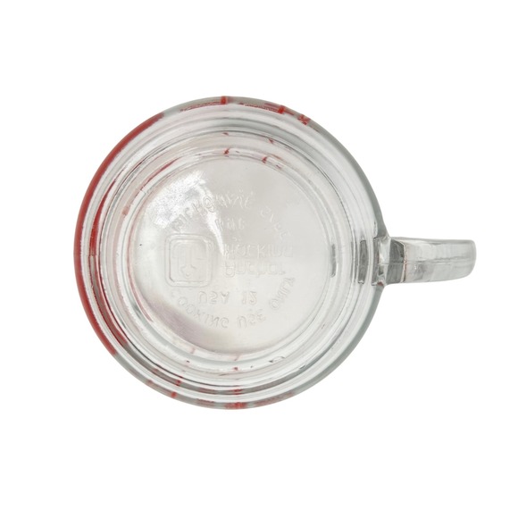 Vintage Anchor Hocking Originals Glass Measuring 2 Cup 16 oz Red Lettering Clear - Picture 8 of 8